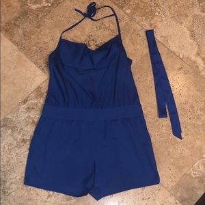 Bebe romper - royal blue - Size M